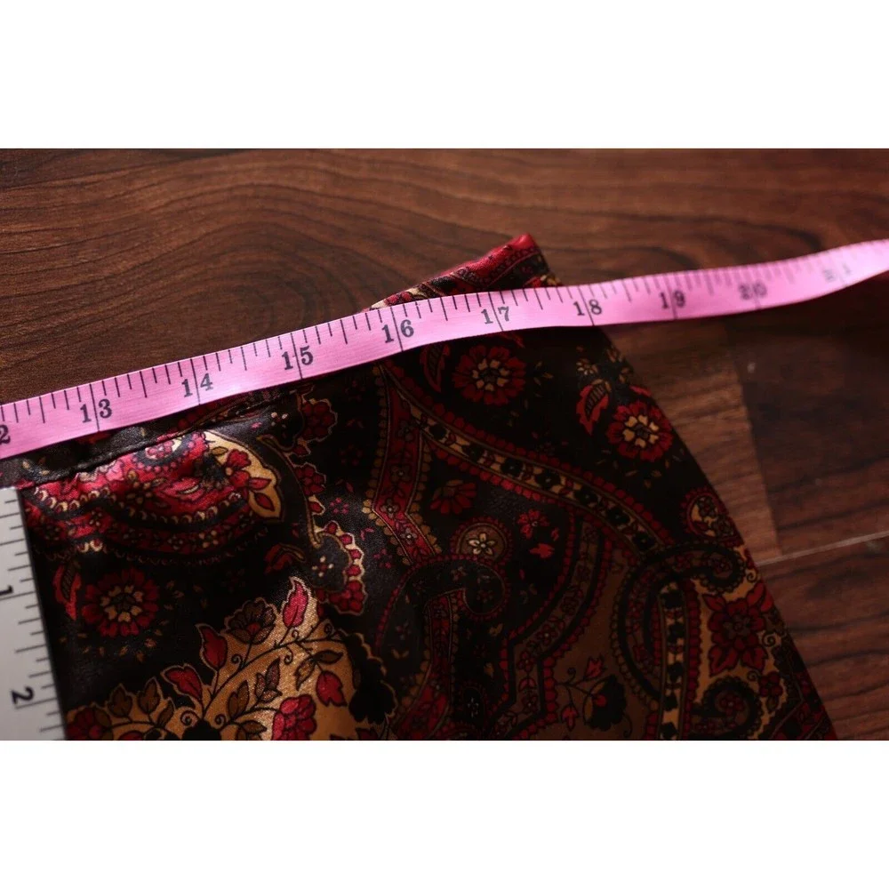 Kathie Lee Collection Vintage Paisley Dark Floral Maxi Skirt XL